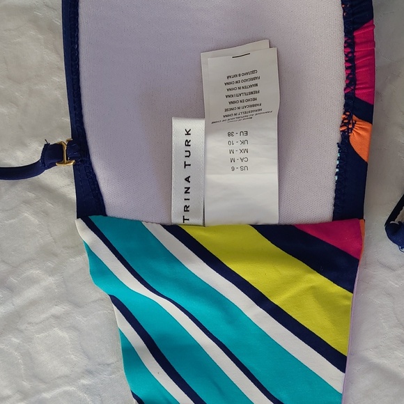 Trina Turk Multicolor Geometric Bikini - Picture 3 of 10